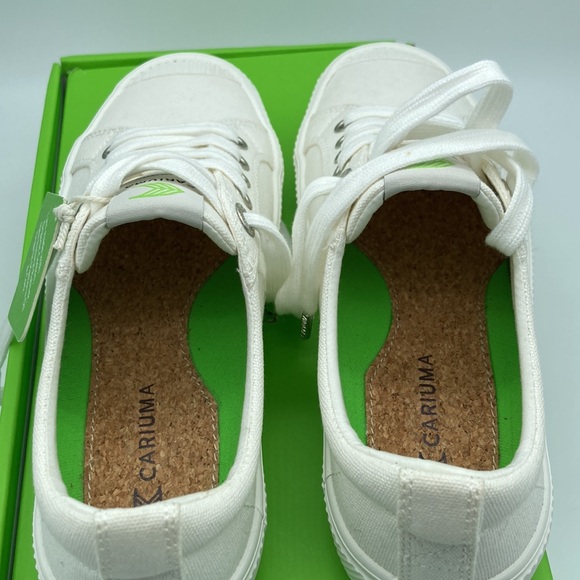 NWB CARIUMA WHITE SNEAKERS SHOES 5.5 - Picture 9 of 11